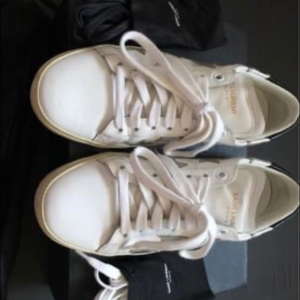 Ysl sneakers in size 7. Complete set minus the receipt.